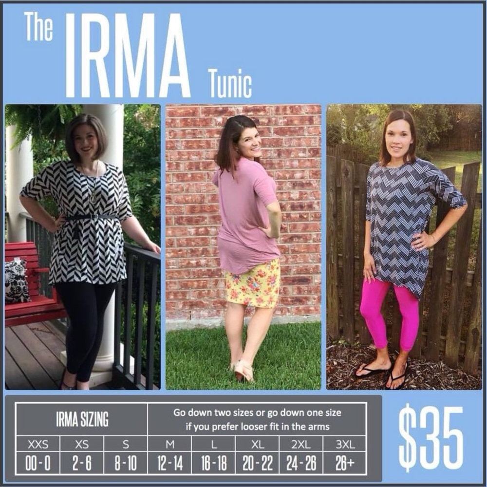 Lularoe Irma Tunic - Size 3XL - Picture 5 of 5